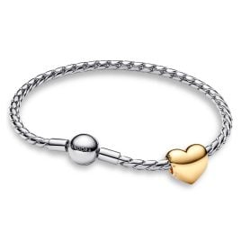 Pandora 21023 Starter-Set Damenarmband mit Goldfarbenem Herz