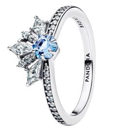 Pandora 194134C01 Damenring Disney Frozen Königin Elsa Tiara Silber