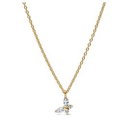 Pandora 364267C01-45 Damen-Kette Schmetterling Goldfarben