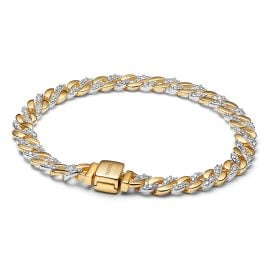 Pandora 564229C01 Damenarmband Zweifarbig Pavé
