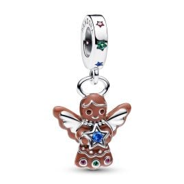 Pandora 794247C01 Silber Charm-Anhänger Lebkuchen Engel