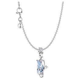 Pandora 21101 Geschenkset für Damen Halskette Silber Schmetterling