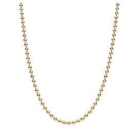 Pandora 364354C00-50 Women's Necklace Ball Chain Gold Tone 50 cm