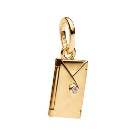 Pandora 764421C01 Charm-Anhänger Briefumschlag Goldfarben