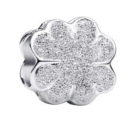 Pandora 794047C00 Mini Charm Textured Clover Silver