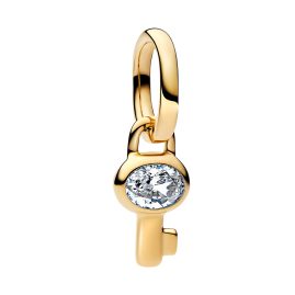Pandora 764339C01 Mini Charm-Anhänger Schlüssel Goldfarben