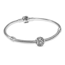 Pandora 21476 Women's Bracelet Silver Gift Set Sun, Stars and Moon Bundle