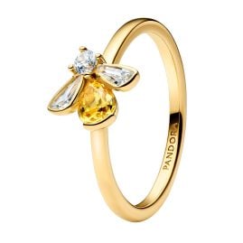 Pandora 164562C01 Women's Ring Honey Bee Gold Tone
