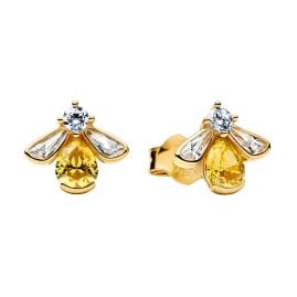 Pandora 264559C01 Damen-Ohrringe Ohrstecker Honigbiene Goldfarben