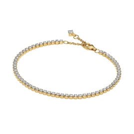 Pandora 563927C01 Tennisarmband für Damen Goldfarben Zirkonia