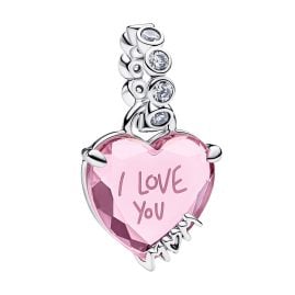Pandora 794464C01 Silber Charm-Anhänger I Love You Mom