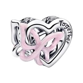 Pandora 794475C01 Charm Silber Verschlungenes Herz & Schmetterling