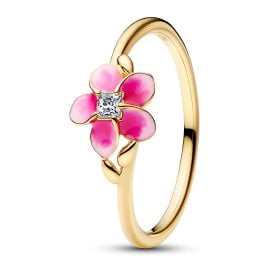 Pandora 163844C01 Women's Ring Disney Moana (Vaiana) Flower Gold Tone