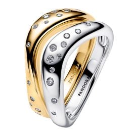Pandora 164674C01 Ring-Set für Damen Zweifarbig