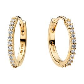 Pandora 264649C01 Damen-Ohrringe Funkelnde Creolen Goldfarben