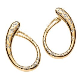 Pandora 264660C01 Ohrringe für Damen mit Steinen Besetzt Goldfarben