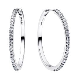 Pandora 294650C01 Ohrringe für Damen Funkelnde Creolen Silber