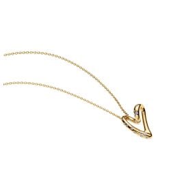 Pandora 364669C01-60 Ladies´ Necklace Heart Gold-Coloured with Stones
