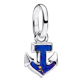 Pandora 794610C01 Mini Charm-Anhänger Silber Blauer Anker