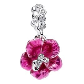 Pandora 794698C01 Charm-Anhänger Silber Hibiskus-Blüte
