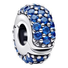 Pandora 794700C01 Clip-Charm Silber Königsblaue Steine