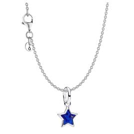 Pandora 31029 Ladies´ Necklace Gift Set Bundle Silver Mini Blue Star