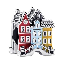 Pandora 794934C01 Charm Silber Bunte Häuser