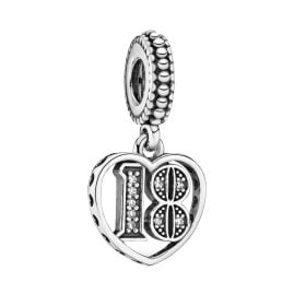 Pandora 797262CZ Charm-Anhänger Silber 18. Geburtstag