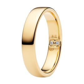 Pandora 164776C01 Women´s Ring Classic Band Gold Tone