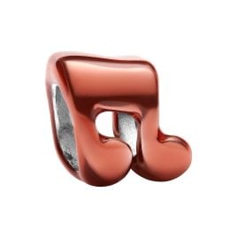 Pandora 794902C01 Mini Silber-Charm Orangefarbene Musiknote