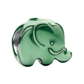 Pandora 794901C01 Mini Silber-Charm Grüner Elefant