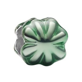 Pandora 794817C01 Mini Silber-Charm Grünes Kleeblatt