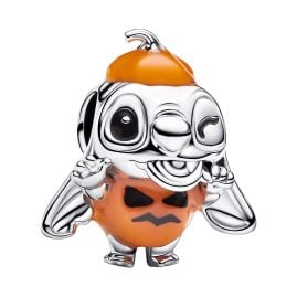 Pandora 794730C01 Silber Charm Disney Stitch Halloween Kürbis