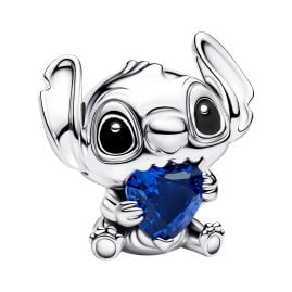 Pandora 794731C01 Charm 925 Silber Disney Stitch mit Blauem Herz