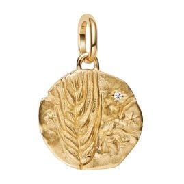 Pandora 764804C01 Medaillon-Charm Anhänger Goldfarben Weizen
