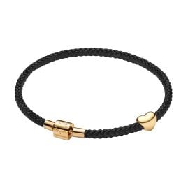Pandora 31311 Women's Bracelet Starter Set Bundle Heart Black/Gold Tone