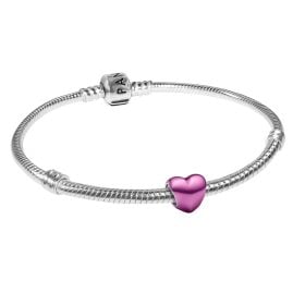 Pandora 31320 Women's Bracelet Starter Set Bundle Silver Mini Pink Heart