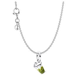 Pandora 31335 Women's Necklace Iced Matcha Latte Gift Set Bundle Silver