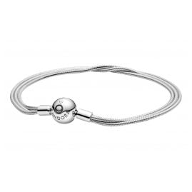 Pandora 599338C00 Women's Bracelet Silver Multi Snake Chain