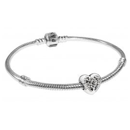 Pandora 51632 Bracelet Starter Set Blooming Hearts 925 Silver