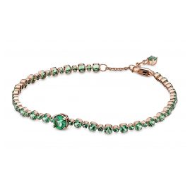 Pandora 580044C01 Ladies' Tennis Bracelet Sparkling Pavé Green