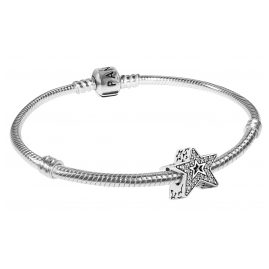 Pandora 51738 Damen-Armband Silber 925 Funkelnder Asymmetrischer Stern