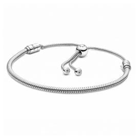 Pandora 599652C01-2 Women's Bracelet Silver 925 with Ball-Shaped Clasp