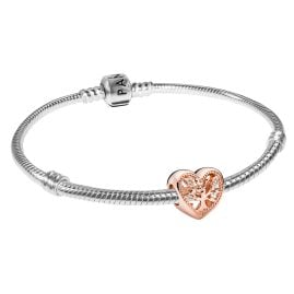 Pandora 41749 Ladies' Bracelet Gift Set Heart Family Tree