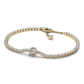 Pandora 569416C01 Women's Bracelet Sparkling Halo Gold Tone