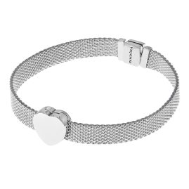 Pandora 75333 Reflexions Damen-Armband Silber 925 mit Herz-Clip