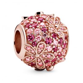 Pandora 788797C01 Bead-Charm Pink Pavé Gänseblümchen