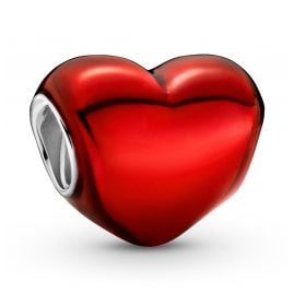 Pandora 799291C02 Silver Charm Metallic Red Heart