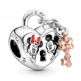 Pandora 780109C01 Charm Disney Mickey Mouse & Minnie Mouse Padlock