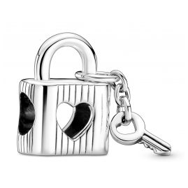 Pandora 790095C01 Silver Charm Padlock & Key Pendant